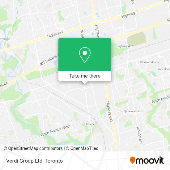 Verdi Group Ltd map