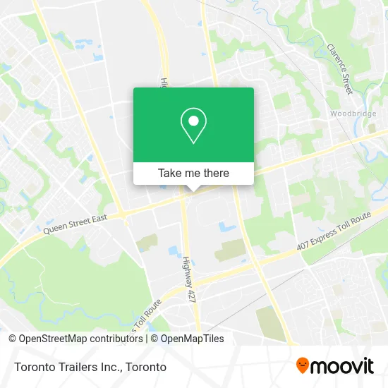 Toronto Trailers Inc. map