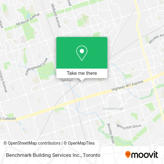 Benchmark Building Services Inc. map
