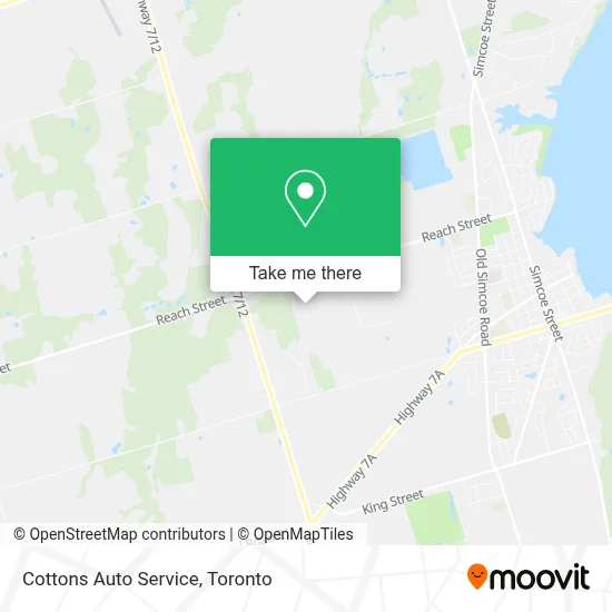 Cottons Auto Service map