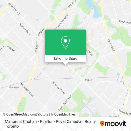 Manpreet Chohan - Realtor - Royal Canadian Realty map