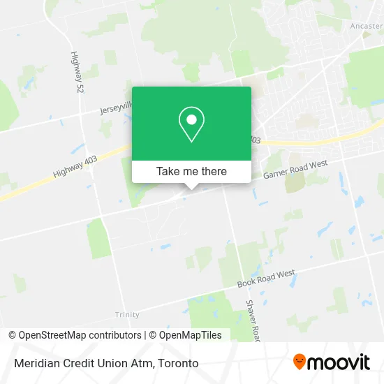 Meridian Credit Union Atm map