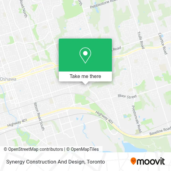 Synergy Construction And Design map