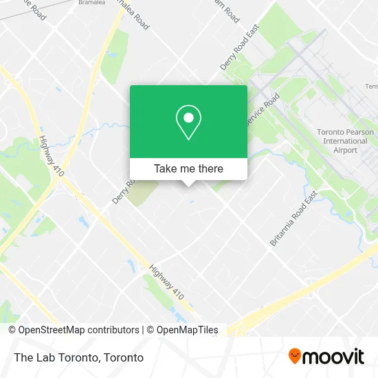 The Lab Toronto map