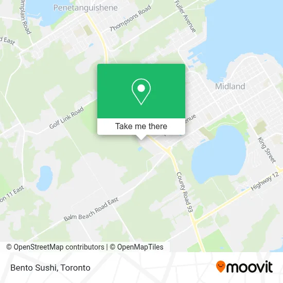 Bento Sushi map