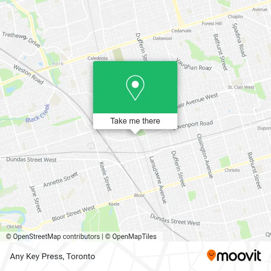 Any Key Press map