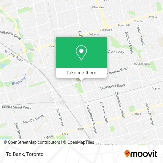 Td Bank map