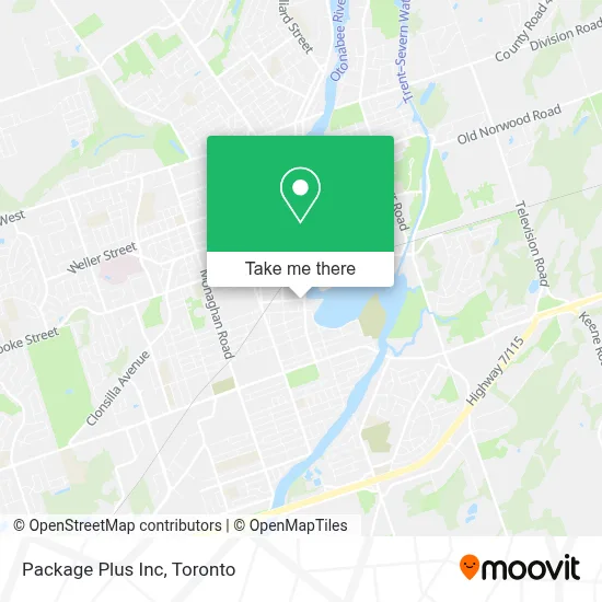 Package Plus Inc map