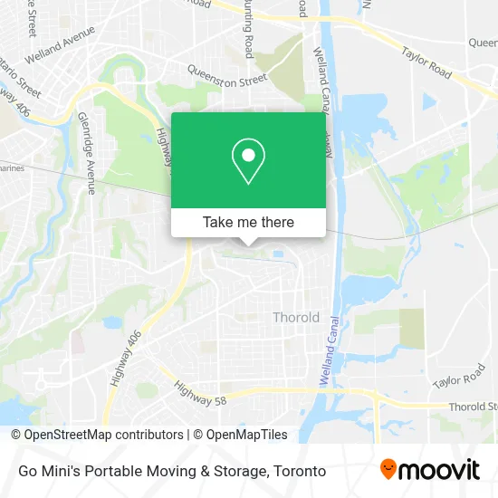 Go Mini's Portable Moving & Storage map