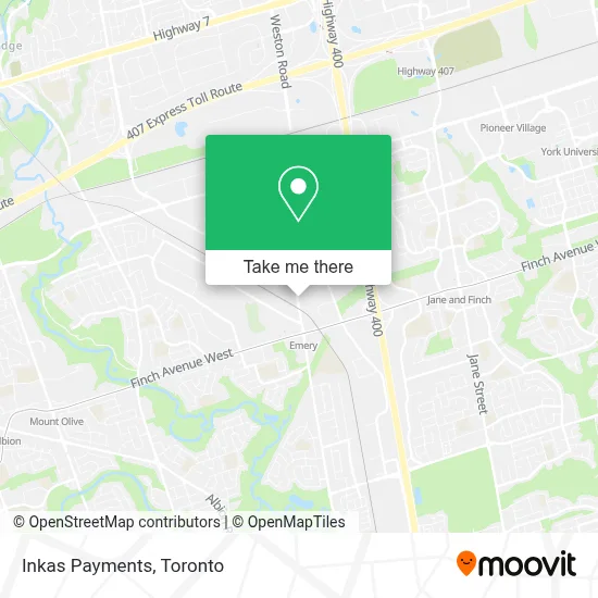 Inkas Payments map