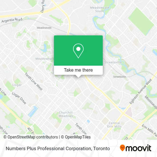 Numbers Plus Professional Corporation map