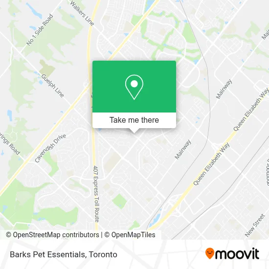 Barks Pet Essentials map