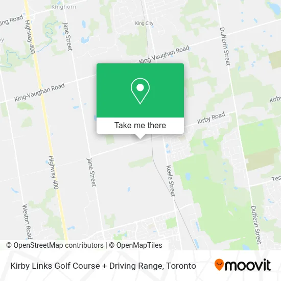 Kirby Links Golf Course + Driving Range map