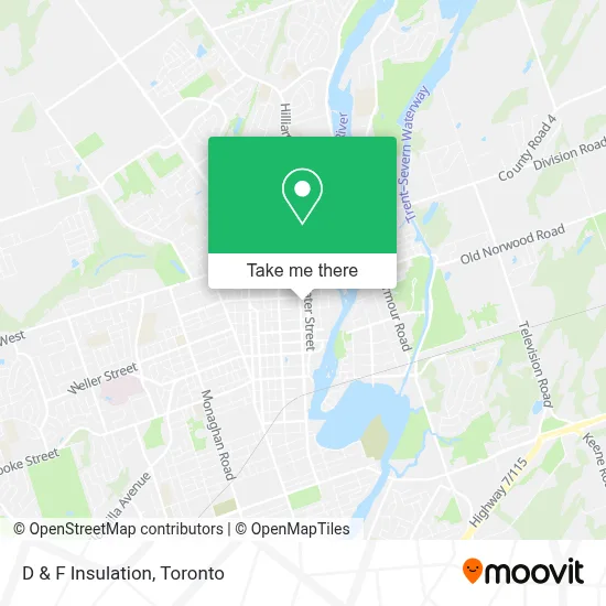 D & F Insulation map
