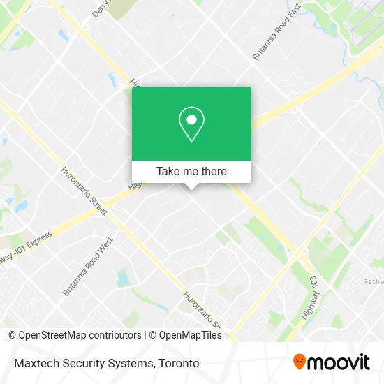 Maxtech Security Systems map