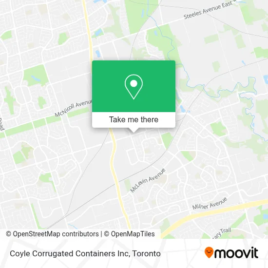 Coyle Corrugated Containers Inc map