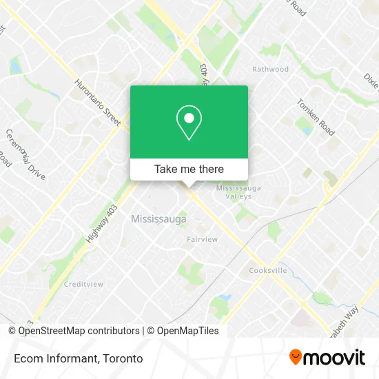 Ecom Informant map