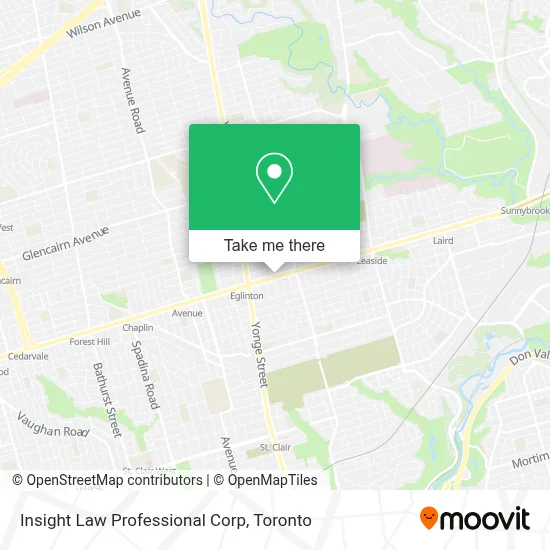 Insight Law Professional Corp map