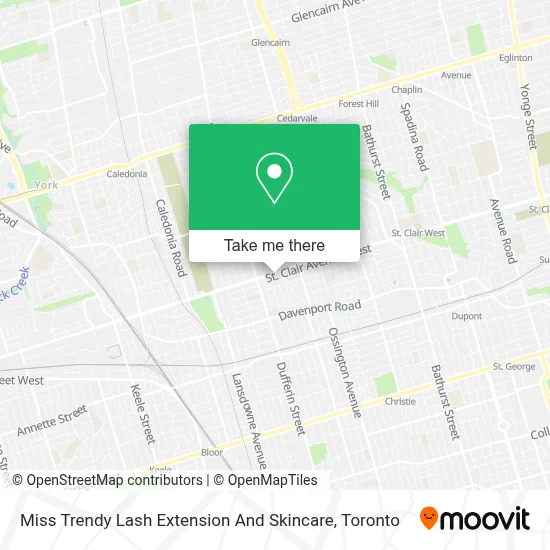 Miss Trendy Lash Extension And Skincare map