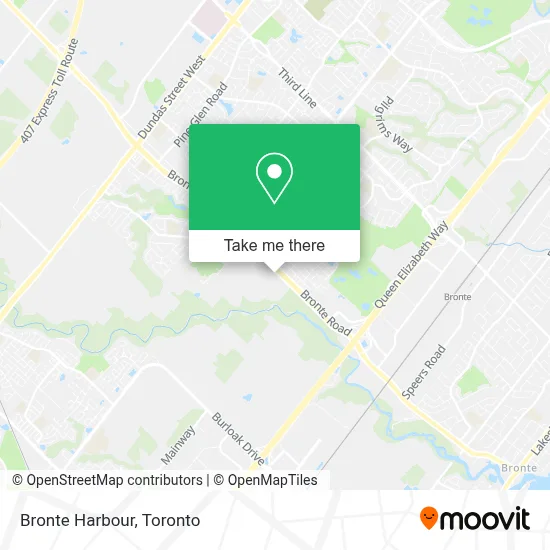 Bronte Harbour map