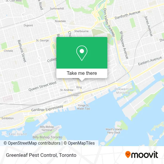 Greenleaf Pest Control map