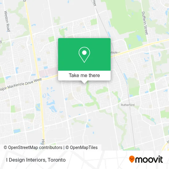 I Design Interiors map
