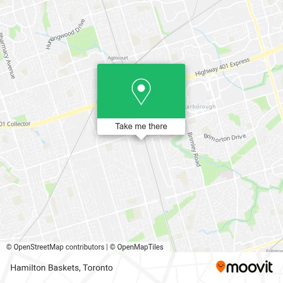 Hamilton Baskets map
