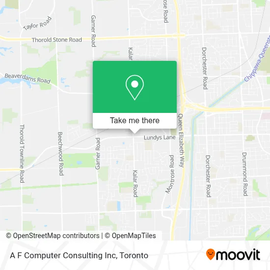 A F Computer Consulting Inc map