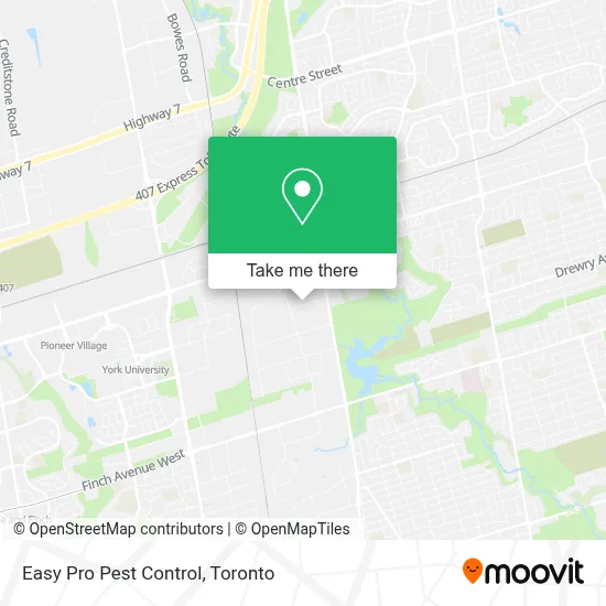 Easy Pro Pest Control map