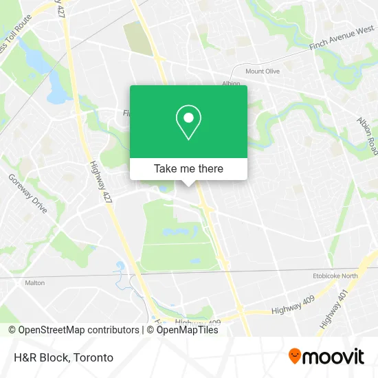 H&R Block map