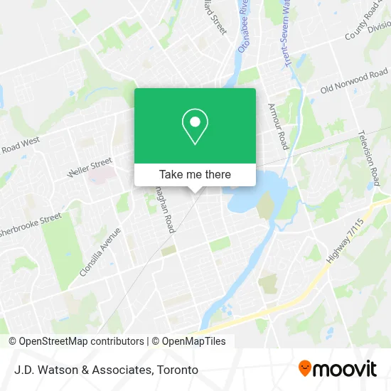 J.D. Watson & Associates map