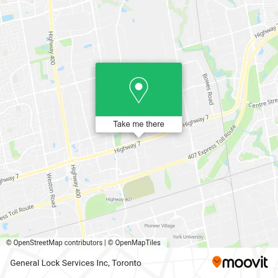General Lock Services Inc map