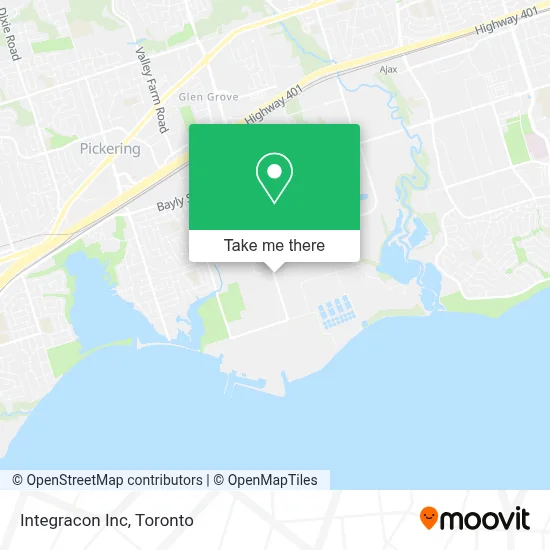 Integracon Inc map