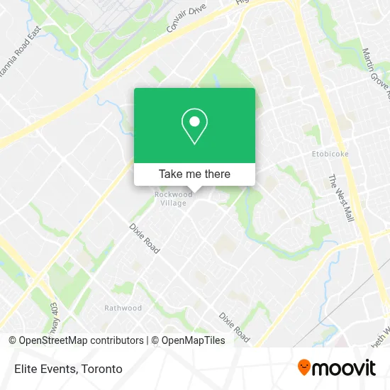 Elite Events map