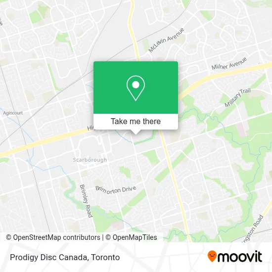 Prodigy Disc Canada map