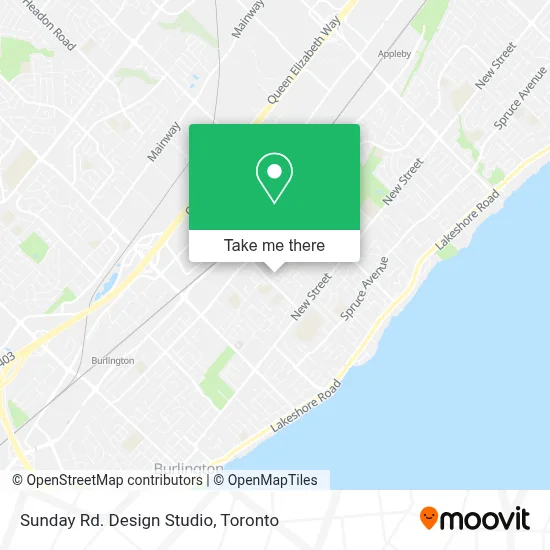 Sunday Rd. Design Studio map