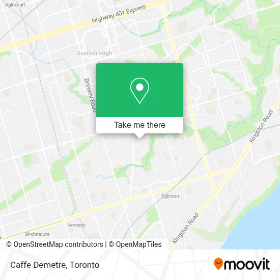 Caffe Demetre map
