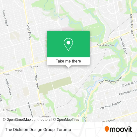 The Dickson Design Group map