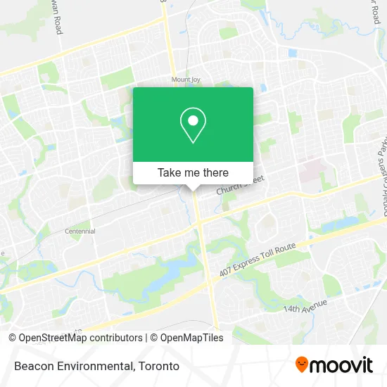 Beacon Environmental map