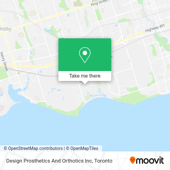 Design Prosthetics And Orthotics Inc map
