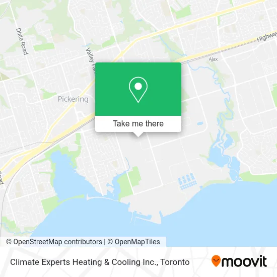 Climate Experts Heating & Cooling Inc. map