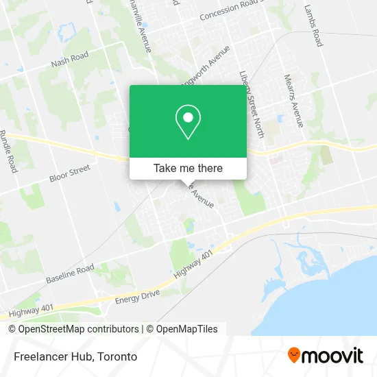 Freelancer Hub map