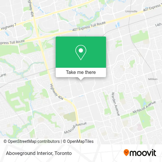 Aboveground Interior map