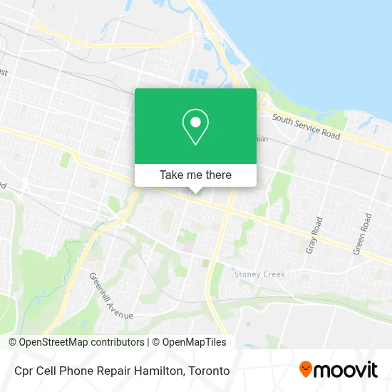 Cpr Cell Phone Repair Hamilton map