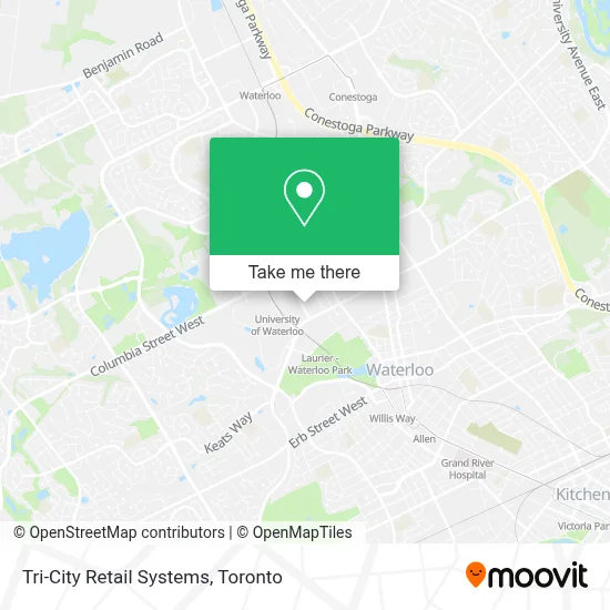 Tri-City Retail Systems map