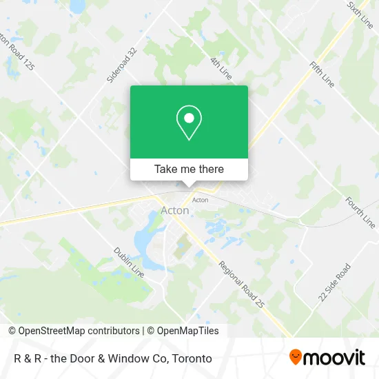 R & R - the Door & Window Co map