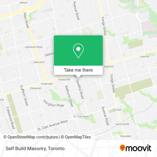 Self Build Masonry map