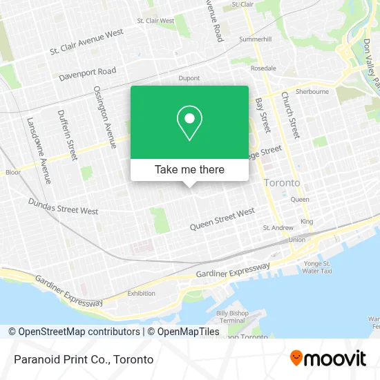 Paranoid Print Co. map
