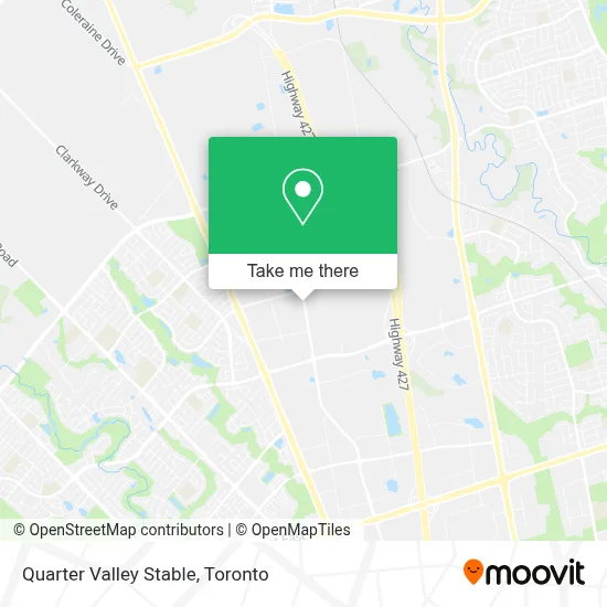 Quarter Valley Stable map
