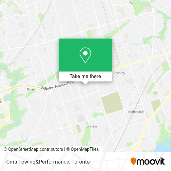 Cma Towing&Performance map